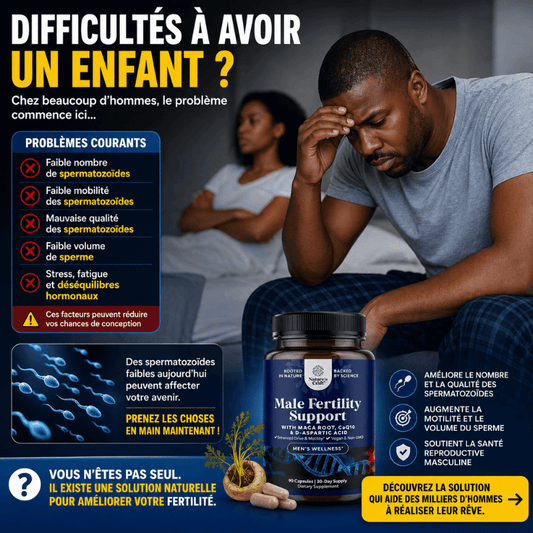 BIOCARE™ Capsules Pour la Conception et la Fertilité Masculine - Augmentation du Volume de Sperme - 270 Capsules