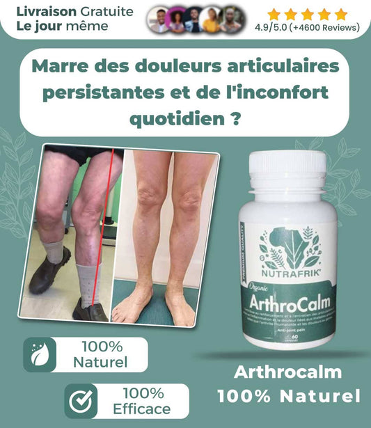 ArthroCalm™ Capsules pour l'inflammation et les Douleurs Articulaires - (60 Capsules)