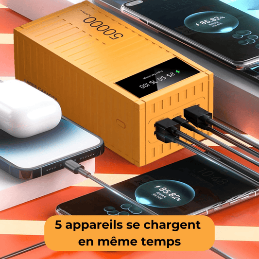 POWERb™ Batterie Externe Portable de Grande Capacité 50000mAh