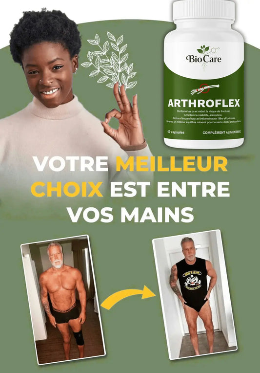 ArthroFlex™ Capsules pour l'inflammation et les Douleurs Articulaires - (60 Capsules)