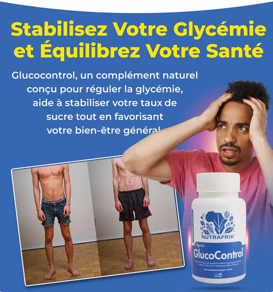 GlucoControl™ Capsules Pour Stabiliser la Glycémie - (60 Capsules)