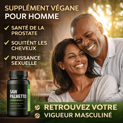 HAVASU™ Capsules de Palmier Nain Pour la Santé de la Prostate et L'amélioration du Fonctionnement des Voies Urinaires - 100 Capsules