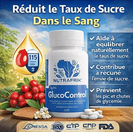 GlucoControl™ Capsules Pour Stabiliser la Glycémie - (60 Capsules)