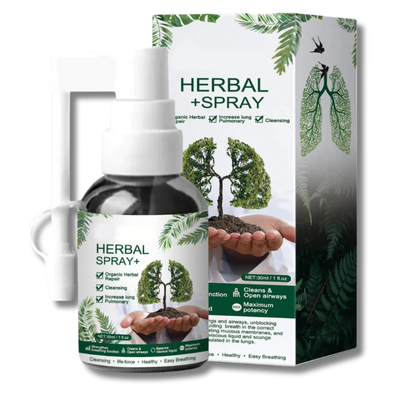 HERBAL™ Brume de Nettoyage des Poumons à Base de Plantes