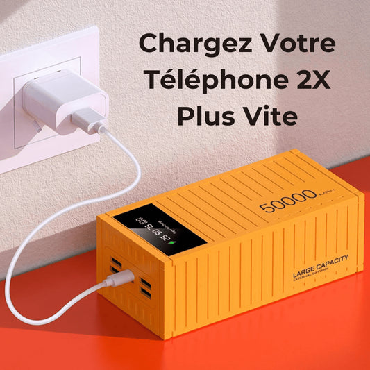 POWERb™ Batterie Externe Portable de Grande Capacité 50000mAh