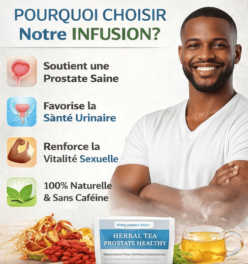 TEAHERB™  Thé Pour Nettoyer la Prostate et les Voies Urinaires - 28 Sachets