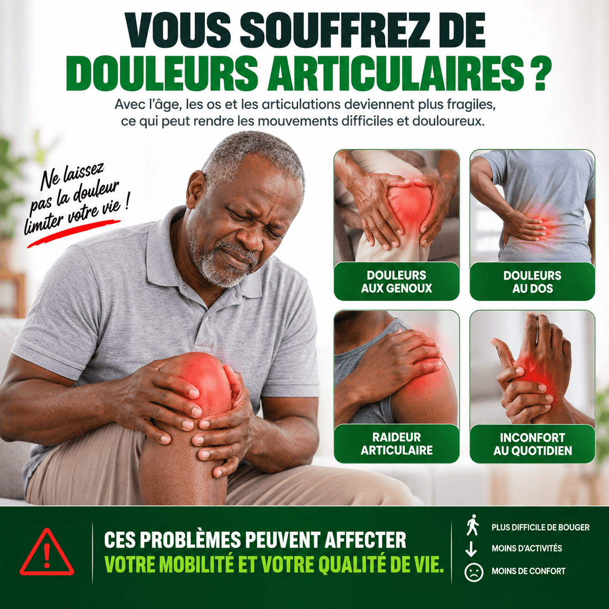 ArthroFlex™ Capsules pour l'inflammation et les Douleurs Articulaires - (60 Capsules)