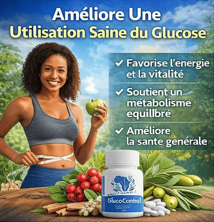 GlucoControl™ Capsules Pour Stabiliser la Glycémie - (60 Capsules)
