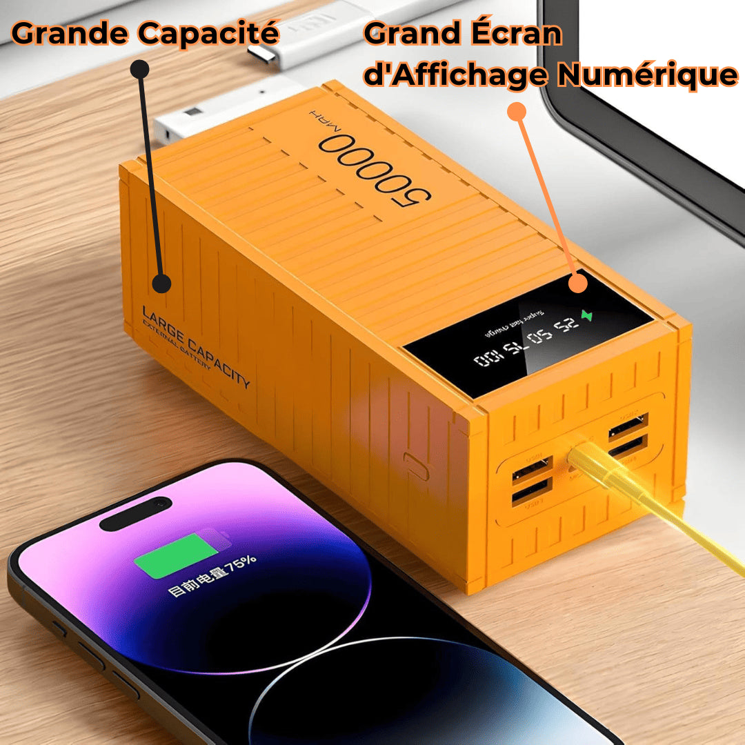 POWERb™ Batterie Externe Portable de Grande Capacité 50000mAh