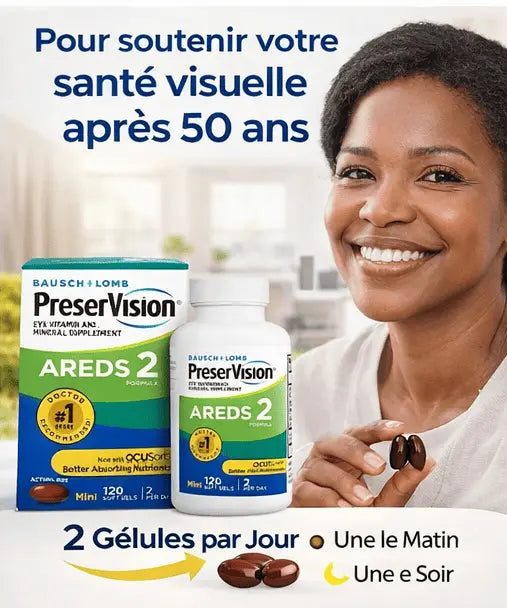 PreserVision™ Complément Pour Les Yeux Avec Vitamine C, Vitamine E, Zinc et Cuivre - 210 Capsules