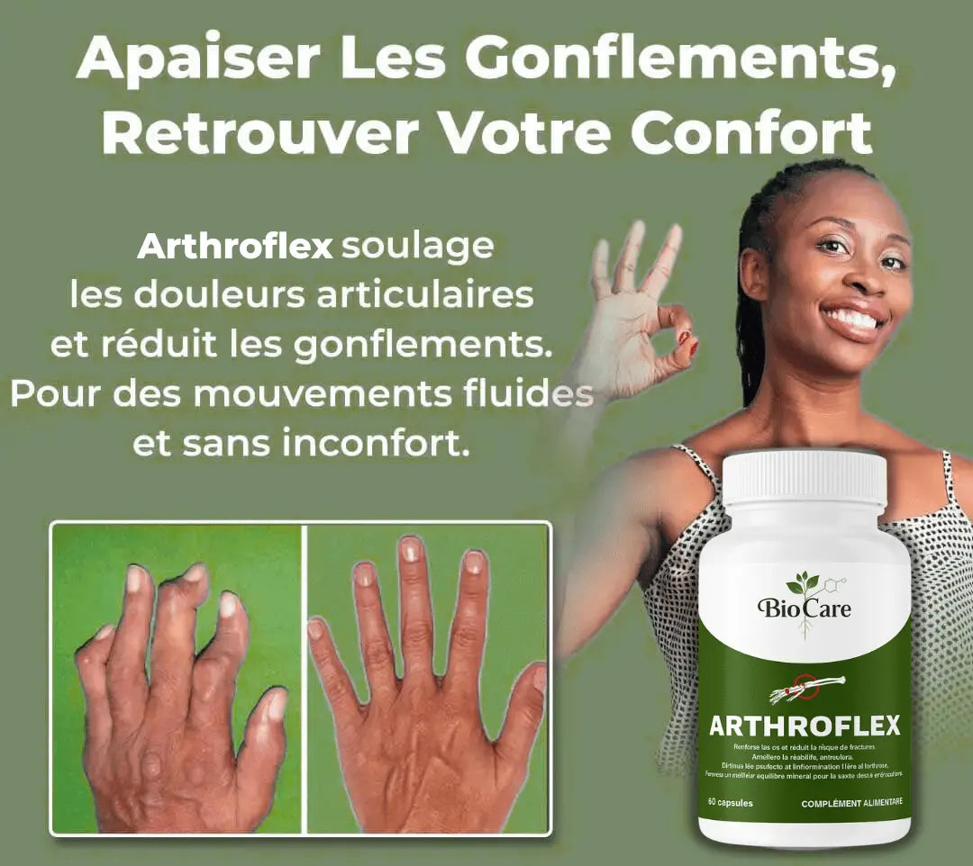 ArthroFlex™ Capsules pour l'inflammation et les Douleurs Articulaires - (60 Capsules)
