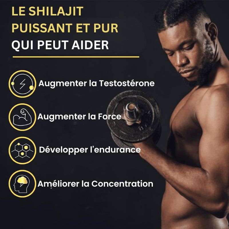 VIVONU™ Bonbons Gélifiés de Shilajit Pure de l'Himalaya - (60 Bonbons)