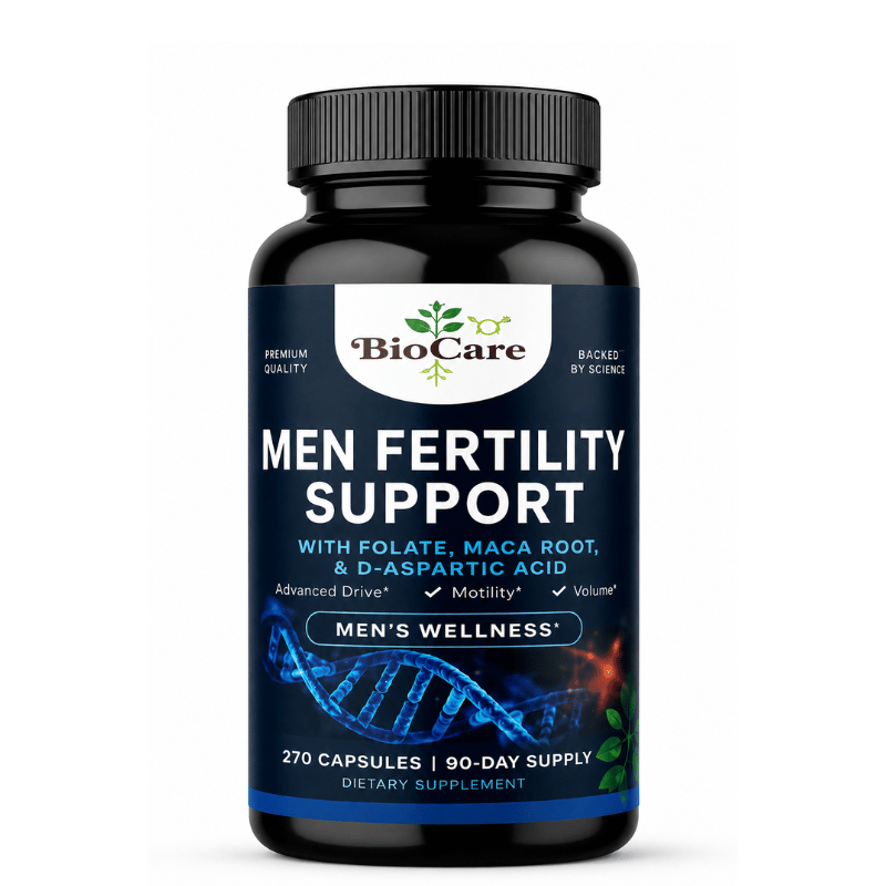 BIOCARE™  Capsules Pour la Conception et la Fertilité Masculine - Augmentation du Volume de Sperme - 270 Capsules